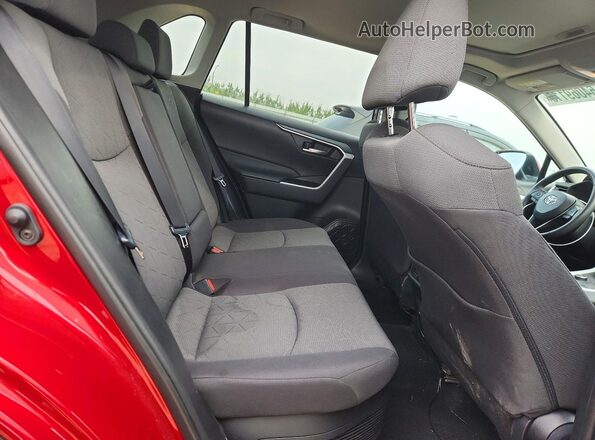 2T3RWRFV5LW101225 2020 TOYOTA RAV4 Темно-бордовый Вид задней части салона