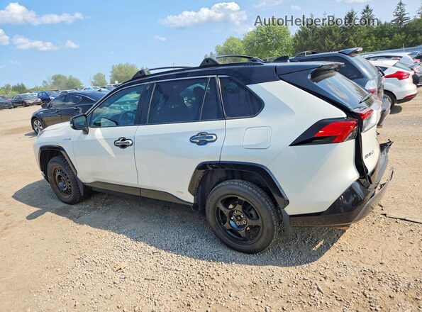 2T3RWRFV6MW102868 2021 TOYOTA RAV4 White Trasero izquierdo