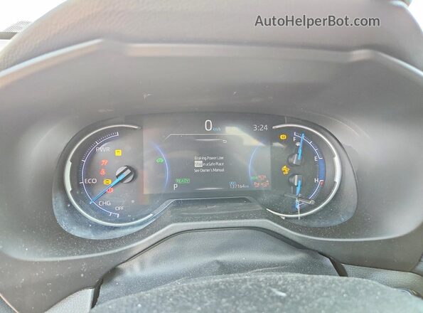 2T3RWRFV6MW102868 2021 TOYOTA RAV4 White Vista del cuadro de instrumentos