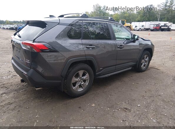 2T3RWRFV8NW138823 2022 TOYOTA RAV4 HYBRID Gray Trasero derecho