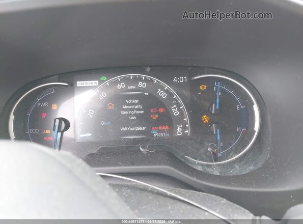 2T3RWRFVXSW266976 2025 TOYOTA RAV4 HYBRID White Вид задніх сидінь