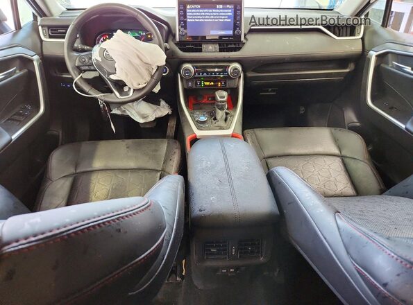 2T3S1RFV3NW260554 2022 TOYOTA RAV4 White Вид панелі приладів