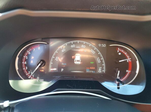 2T3S1RFV7PW355265 2023 TOYOTA RAV4 Gray Widok zestawu wskaźników