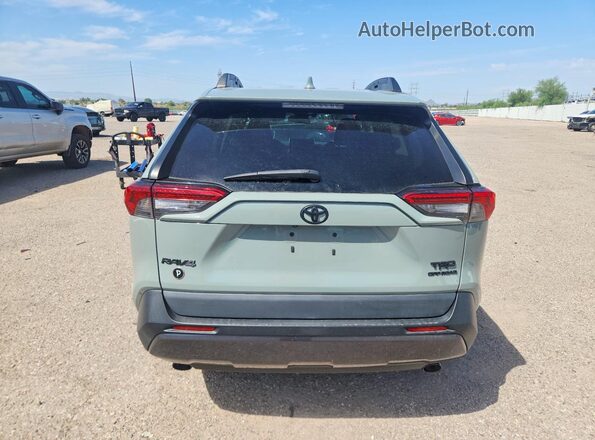 2T3S1RFV8MW213972 2021 TOYOTA RAV4 Зеленый Вид сзади