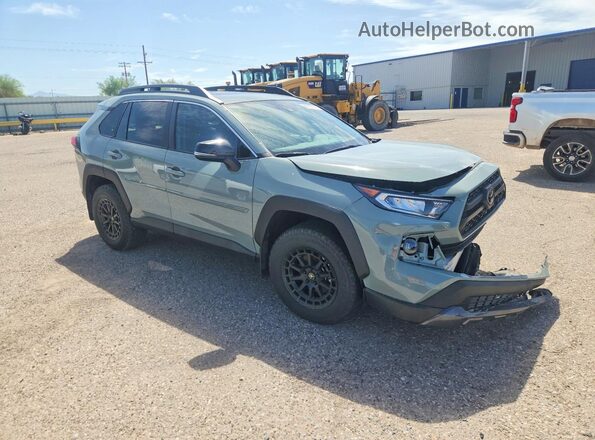 2T3S1RFV8MW213972 2021 TOYOTA RAV4 Зеленый Передняя правая четверть
