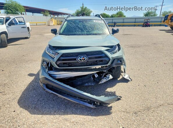 2T3S1RFV8MW213972 2021 TOYOTA RAV4 Зеленый Вид спереди