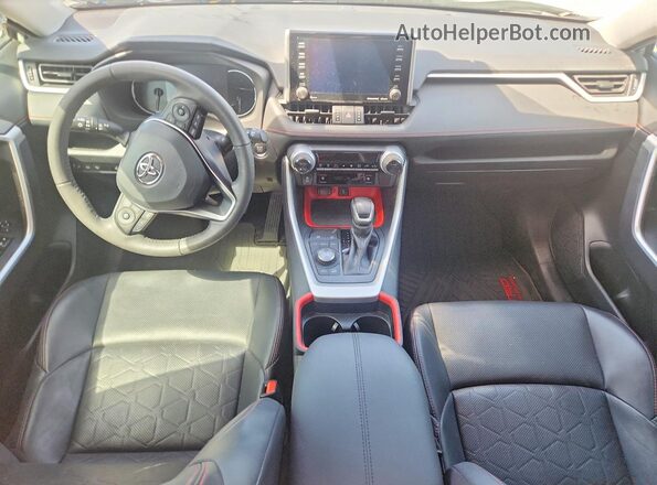 2T3S1RFV8MW213972 2021 TOYOTA RAV4 Зеленый Вид панели приборов