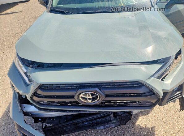 2T3S1RFV8MW213972 2021 TOYOTA RAV4 Зеленый Вид задней части салона