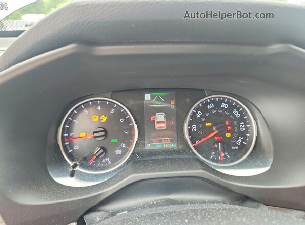 2T3W1RFV0NC174802 2022 TOYOTA RAV4 Gray Vista del cuadro de instrumentos