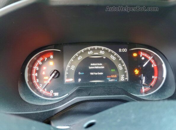 2T3W1RFV0PW257700 2023 TOYOTA RAV4 Silver ხელსაწყოთა პანელის ხედი