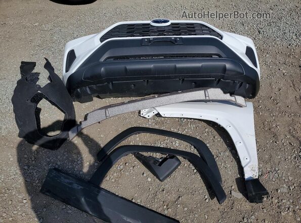 2T3W1RFV3NC206044 2022 TOYOTA RAV4 Белый Вид наклейки с VIN-кодом