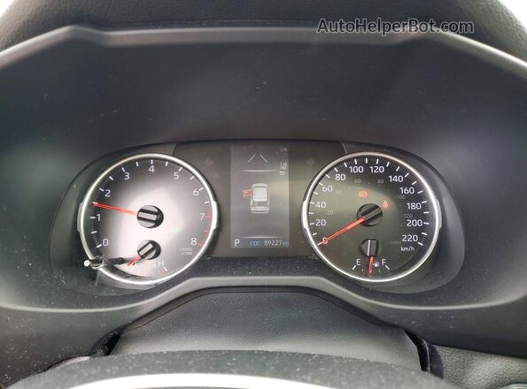 2T3W1RFV4MC108932 2021 TOYOTA RAV4 Charcoal Вид щитка приладів