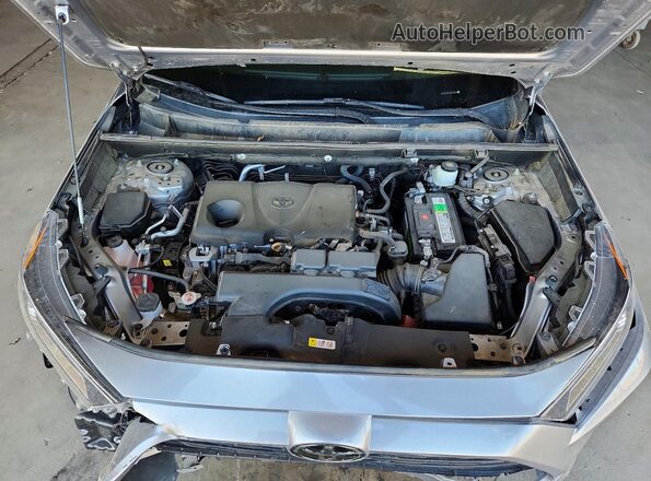 2T3W1RFV4MC128629 2021 TOYOTA RAV4 Gray ძრავის განყოფილების ხედი