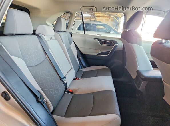 2T3W1RFV4MC128629 2021 TOYOTA RAV4 Gray უკანა სალონის ხედი