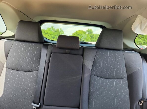 2T3W1RFV4NW215673 2022 TOYOTA RAV4 Silver Rear seats view