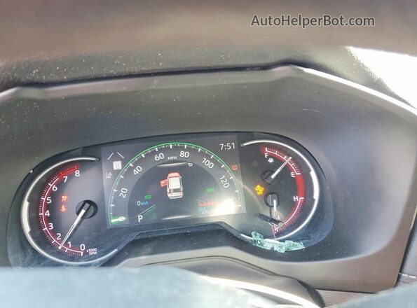 2T3W1RFV4PW245601 2023 TOYOTA RAV4 Silver Vista del cuadro de instrumentos