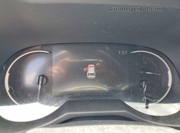 2T3W1RFV4RC281695 2024 TOYOTA RAV4 Silver Widok zestawu wskaźników