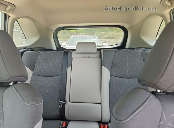 2T3W1RFV5NW233597 2022 TOYOTA RAV4 Gray უკანა სავარძლების ხედი