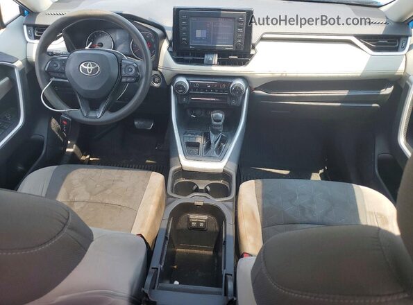 2T3W1RFV9LW060826 2020 TOYOTA RAV4 Blue Dashboard view