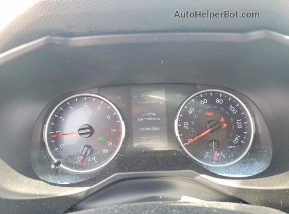 2T3W1RFV9LW060826 2020 TOYOTA RAV4 Blue Instrument cluster view
