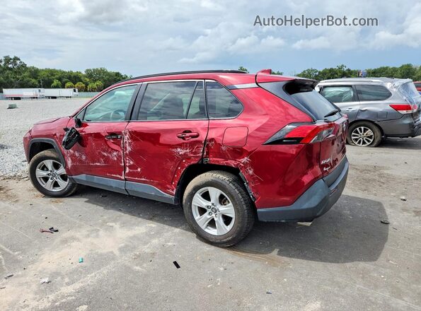 2T3W1RFVXLC059119 2020 TOYOTA RAV4 Maroon Trasero izquierdo