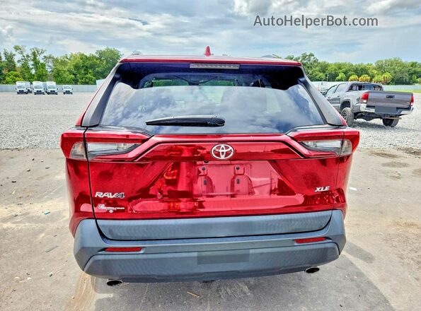 2T3W1RFVXLC059119 2020 TOYOTA RAV4 Maroon Vista trasera