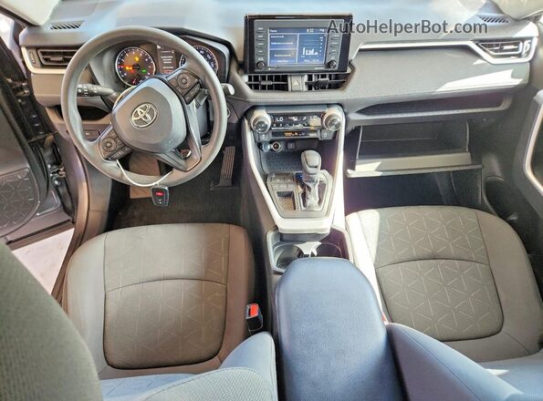 2T3W1RFVXMC159366 2021 TOYOTA RAV4 Серый Вид панели приборов