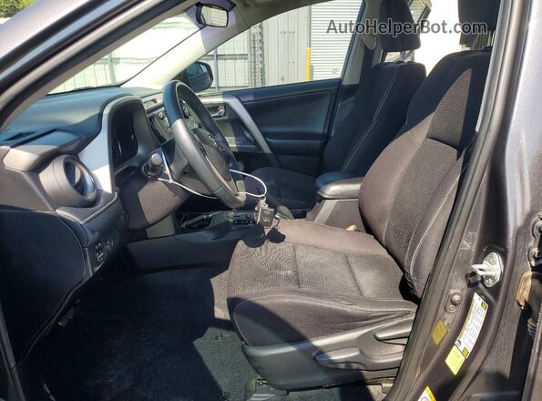 2T3WFREV1JW443854 2018 TOYOTA RAV4 Gray Вид салону спереду