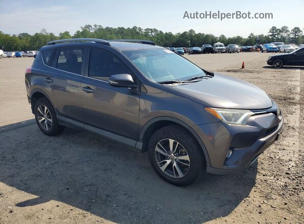2T3WFREV1JW443854 2018 TOYOTA RAV4 Gray Передня права чверть