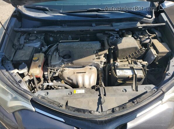 2T3WFREV1JW443854 2018 TOYOTA RAV4 Gray Вид задньої частини салону