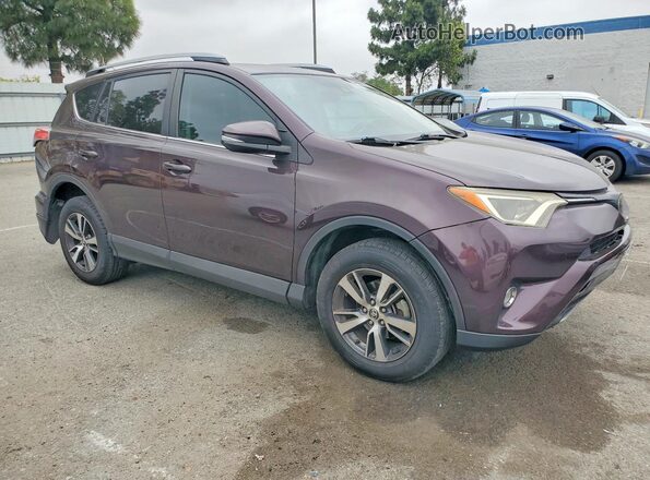 2T3WFREV2HW331820 2017 TOYOTA RAV4 Burgundy წინა მარჯვენა