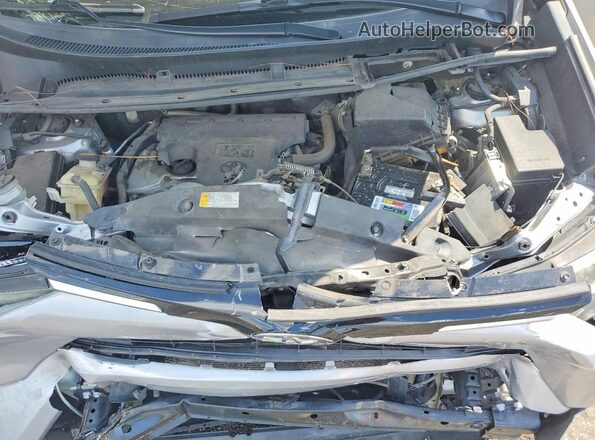 2T3WFREV3GW278673 2016 TOYOTA RAV4 Silver Widok komory silnika