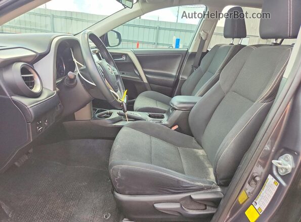 2T3WFREV4GW266872 2016 TOYOTA RAV4 Угольный Вид салона спереди