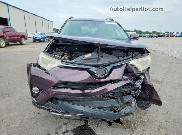 2T3WFREV5HW320522 2017 TOYOTA RAV4 Burgundy Front view