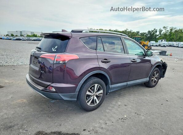 2T3WFREV5HW320522 2017 TOYOTA RAV4 Burgundy Rear right