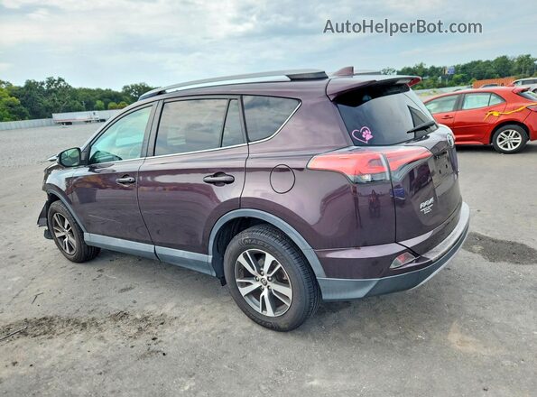2T3WFREV5HW320522 2017 TOYOTA RAV4 Burgundy Rear left