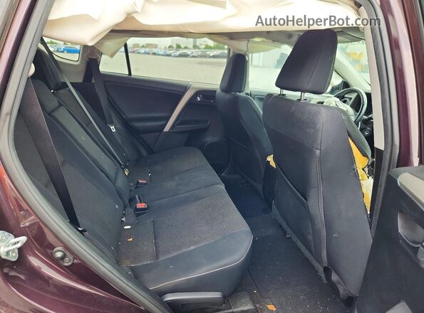 2T3WFREV5HW320522 2017 TOYOTA RAV4 Burgundy Rear interior view