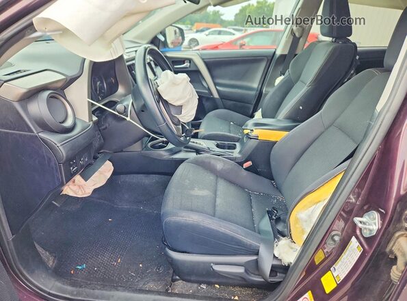 2T3WFREV5HW320522 2017 TOYOTA RAV4 Burgundy Front interior view