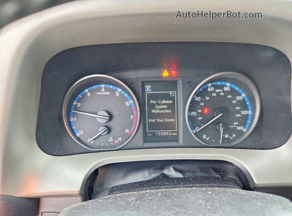 2T3WFREV5HW320522 2017 TOYOTA RAV4 Burgundy Instrument cluster view