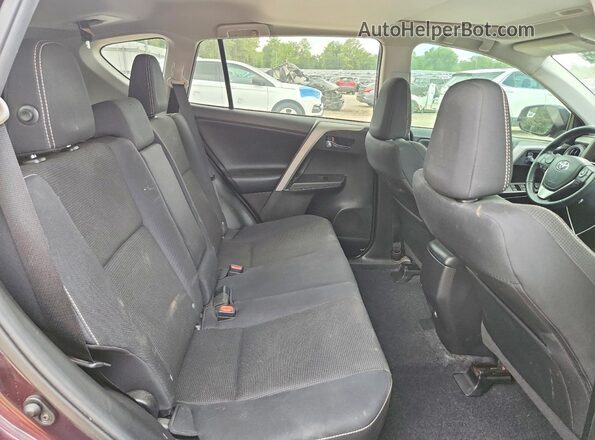 2T3WFREV9HW338876 2017 TOYOTA RAV4 Purple Rear interior view