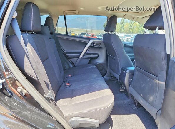 2T3WFREV9HW385275 2017 TOYOTA RAV4 Черный Вид задних сидений