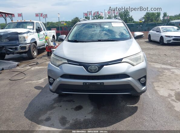 2T3WFREV9JW485852 2018 TOYOTA RAV4 Silver Instrument cluster view