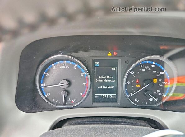 2T3WFREVXGW260848 2016 TOYOTA RAV4 Серебряный Вид щитка приборов