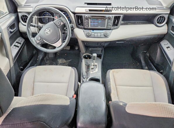 2T3WFREVXGW260848 2016 TOYOTA RAV4 Серебряный Вид панели приборов