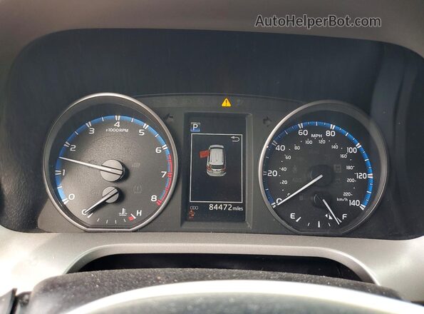 2T3WFREVXJW482426 2018 TOYOTA RAV4 White Widok zestawu wskaźników