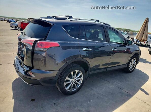 2T3YFREV0GW278106 2016 TOYOTA RAV4 Gray Задня права чверть