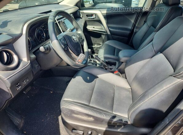 2T3YFREV0GW278106 2016 TOYOTA RAV4 Gray Вид салону спереду