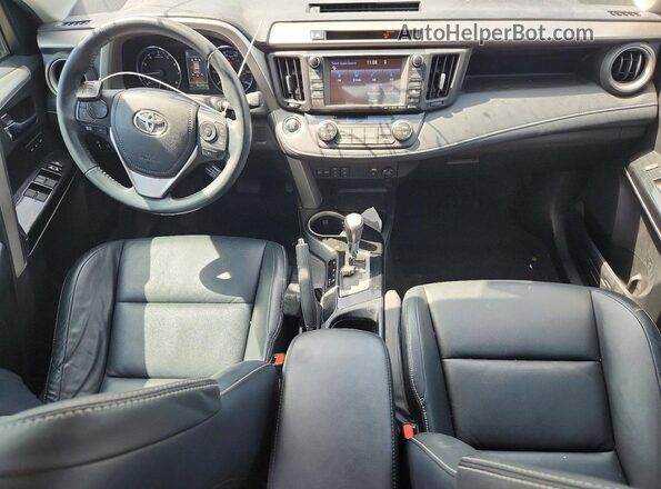2T3YFREV0GW278106 2016 TOYOTA RAV4 Gray Вид панелі приладів
