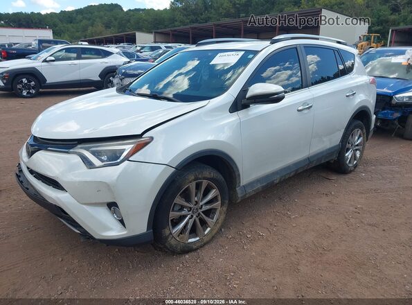 2T3YFREV6JW443860 2018 TOYOTA RAV4 White Vista tres cuartos delantera izquierda