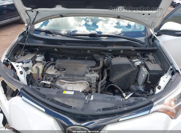 2T3YFREV6JW443860 2018 TOYOTA RAV4 White Vista trasera